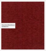 modern 1 seater fabric sofa in blood maroon colour