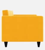 luxs home 1 seater sofa in bold yellow – sleek design, ultimate comfort