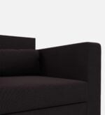 luxs home 1 seater sofa in cara brown – sleek design, ultimate comfort
