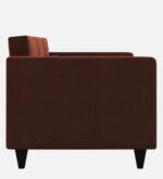 luxs home 1 seater sofa in coffee brown colour – sleek design, ultimate comfort