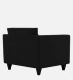 1 seater sofa in zed black colour – sleek design, ultimate comfort