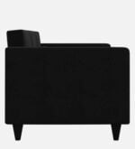 1 seater sofa in zed black colour – sleek design, ultimate comfort