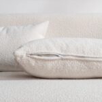 luxs home 68 upholstered loveseat modern curved design beige cushion