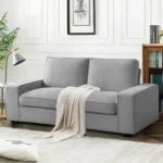 Modern Loveseat Sofa Grey