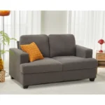 modern plush loveseat | elegant 2 seater sofa in 4 luxurious colors main