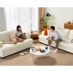modern plush loveseat | elegant 2 seater sofa in 4 luxurious colors