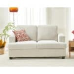 modern plush loveseat elegant 2 seater sofa main 2