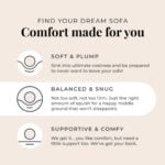 premium 2 seater sofa sleek modern design beige comfort