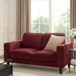 premium 2 seater sofa sleek modern design berry main