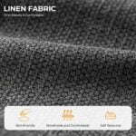 premium 3 seater fabric sofa versatile chic couch for modern living gray quality