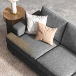 premium 3 seater fabric sofa versatile chic couch for modern living gray seat size