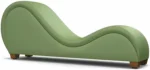 light green sofa s shape
